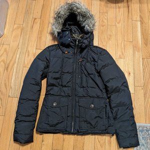 Eddie Bauer Classic Yukon Jacket with Faux Fur Hood/Necklining